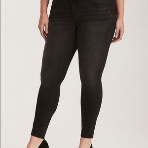 Torrid Black Wash Jeggings
